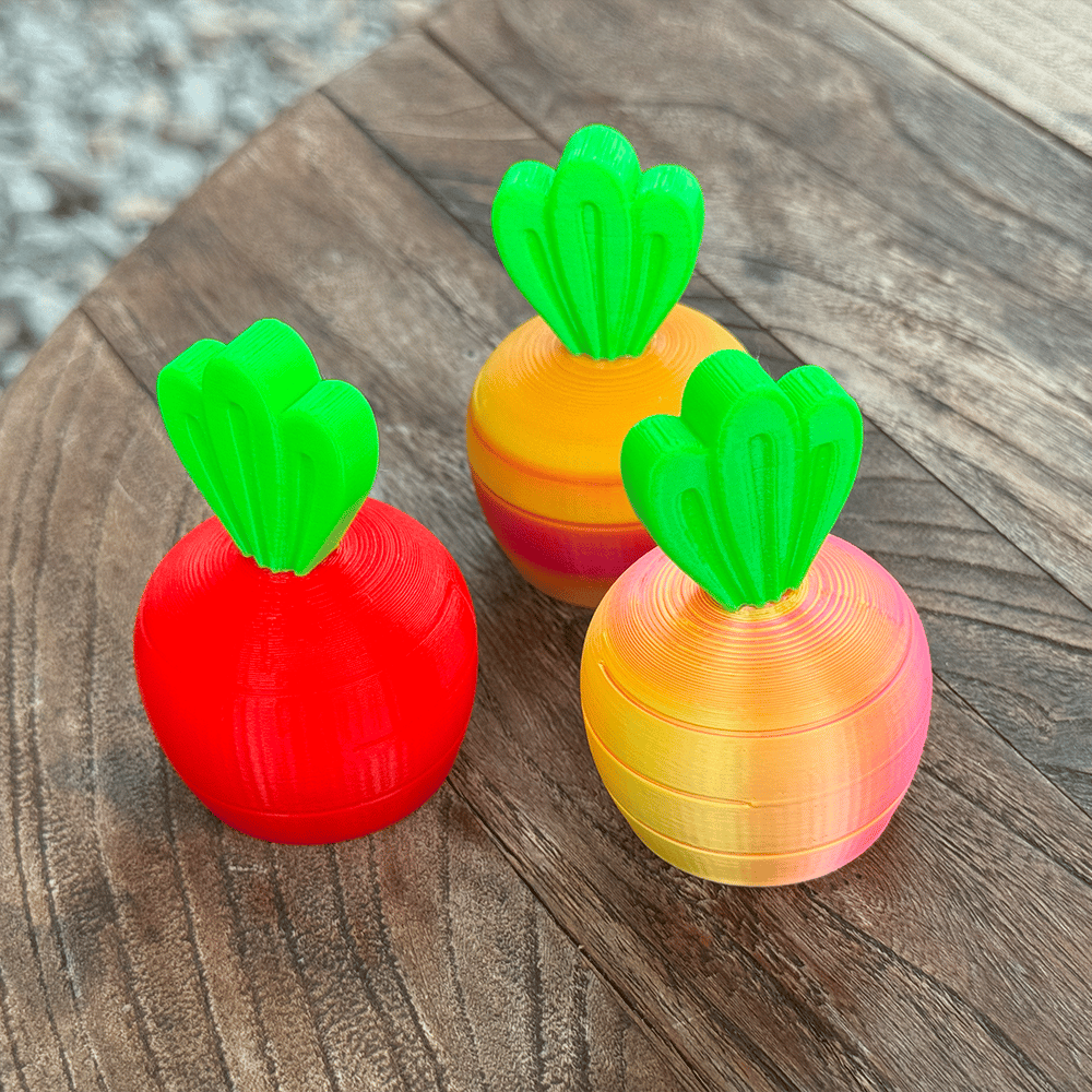 🥕3D Printed Decompression And Retractable Carrot Toy