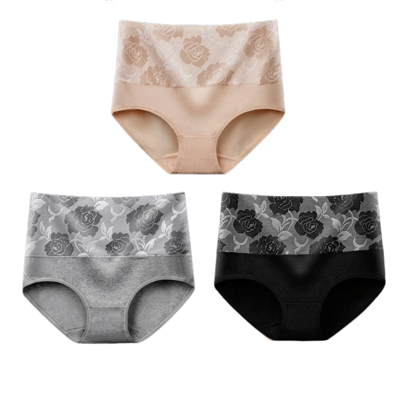 Cotton High Waist Abdominal Slimming Hygroscopic Antibacterial Underwear