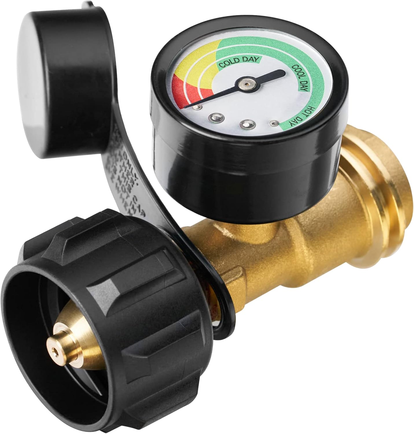 Color-Coded Propane Tank Gauge