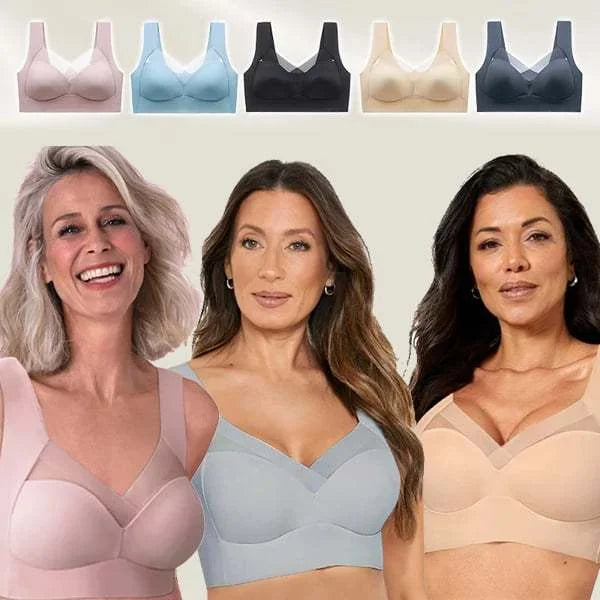 Fashion Deep Cup Bra Summer Sexy Push Up Wireless Bras (Size Runs The Same As Regular Bras)