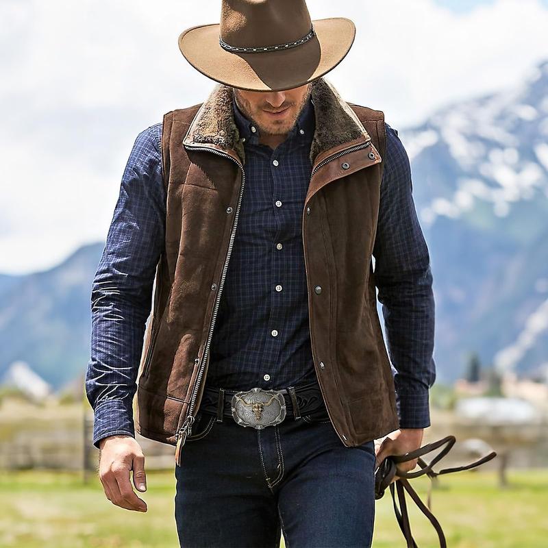 🔥LAST DAY 49% OFF - Adjustable Ratchet Western Belt (With Western Buckle)