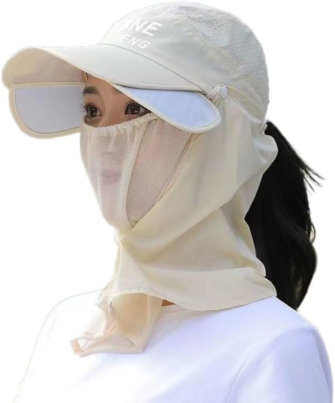 All-Terrain UV Shield Cap with Neck & Face Protection