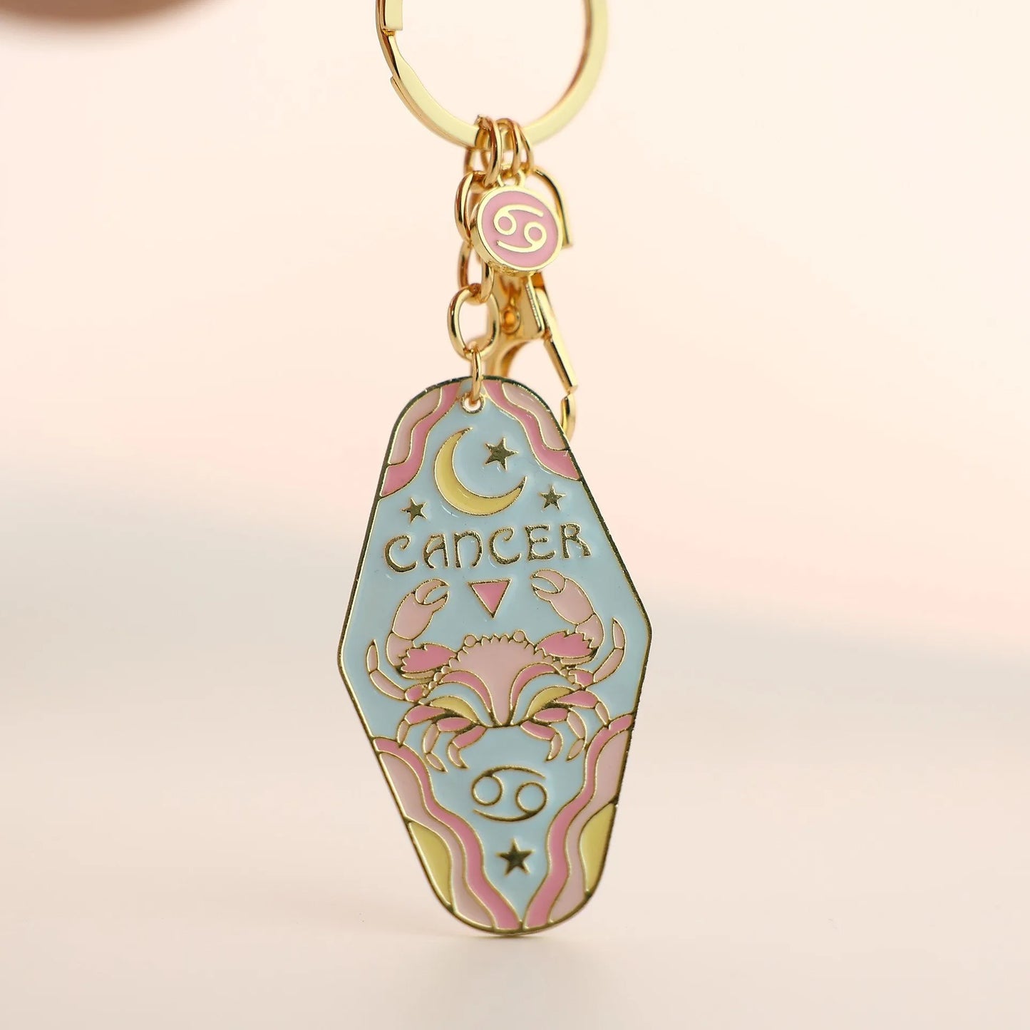 🔮✨Vintage Illustrated Zodiac Keychain