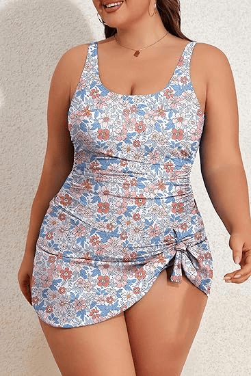 🎁Last Day Promotion 49% OFF🔥-Women's Tummy Control Slim Fit Plus Size One Piece Swimsuit