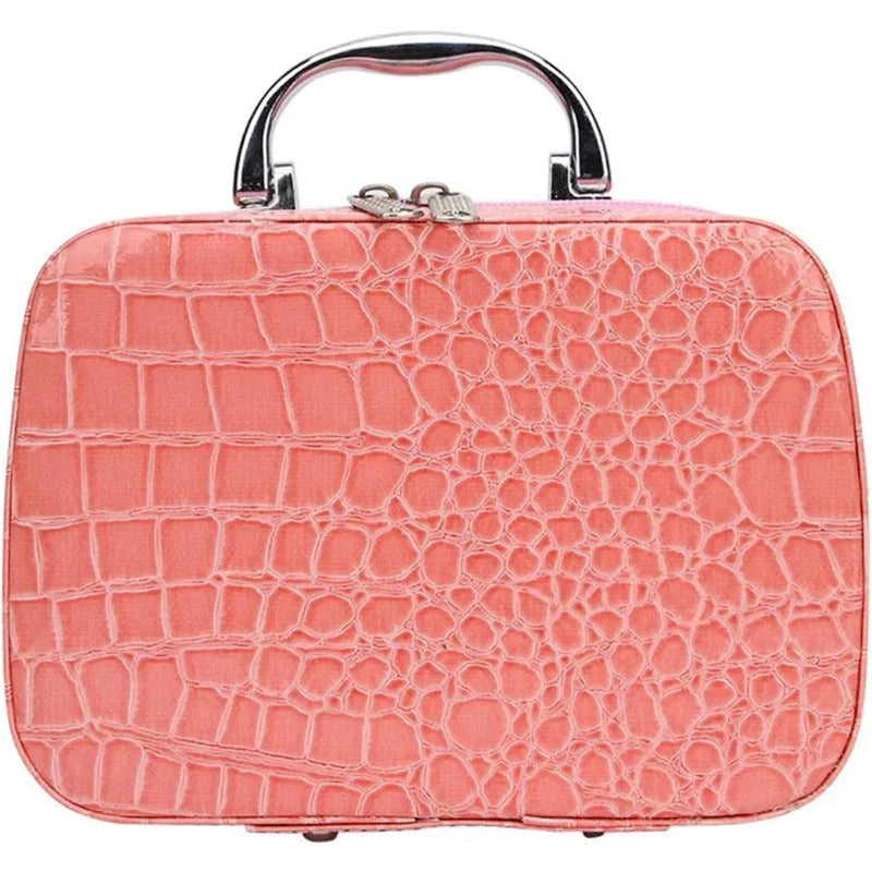 Portable Sewing Kit in Faux Leather Case