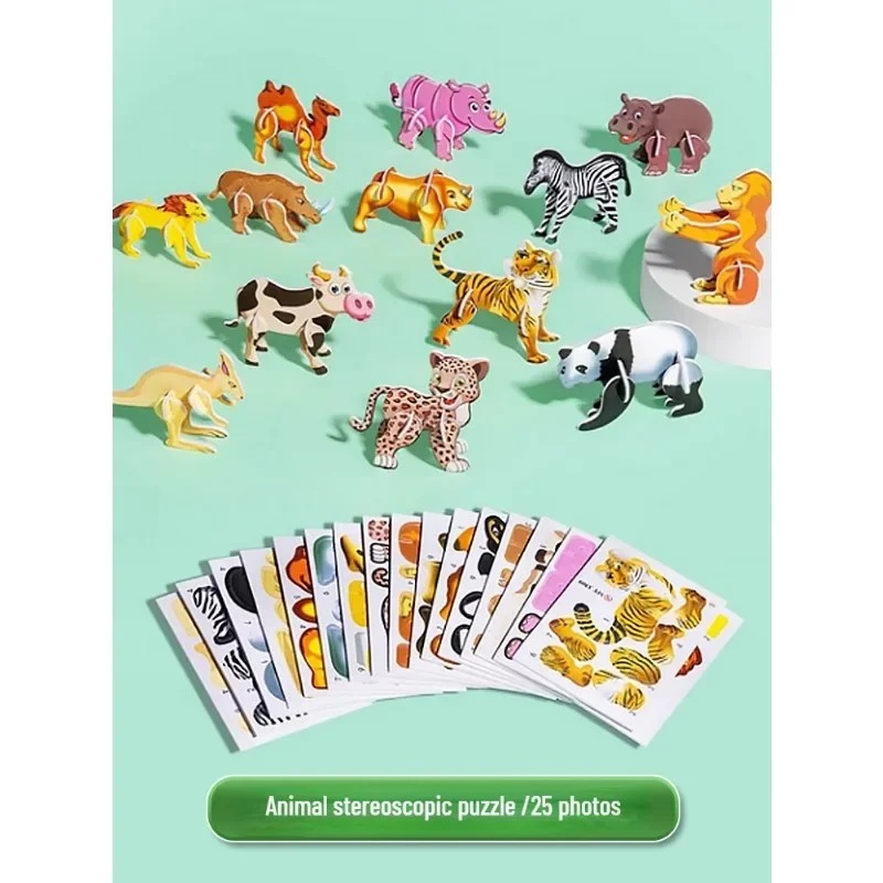 DinoSnap 3D Dinosaur Puzzle Set for Hands-On Learning