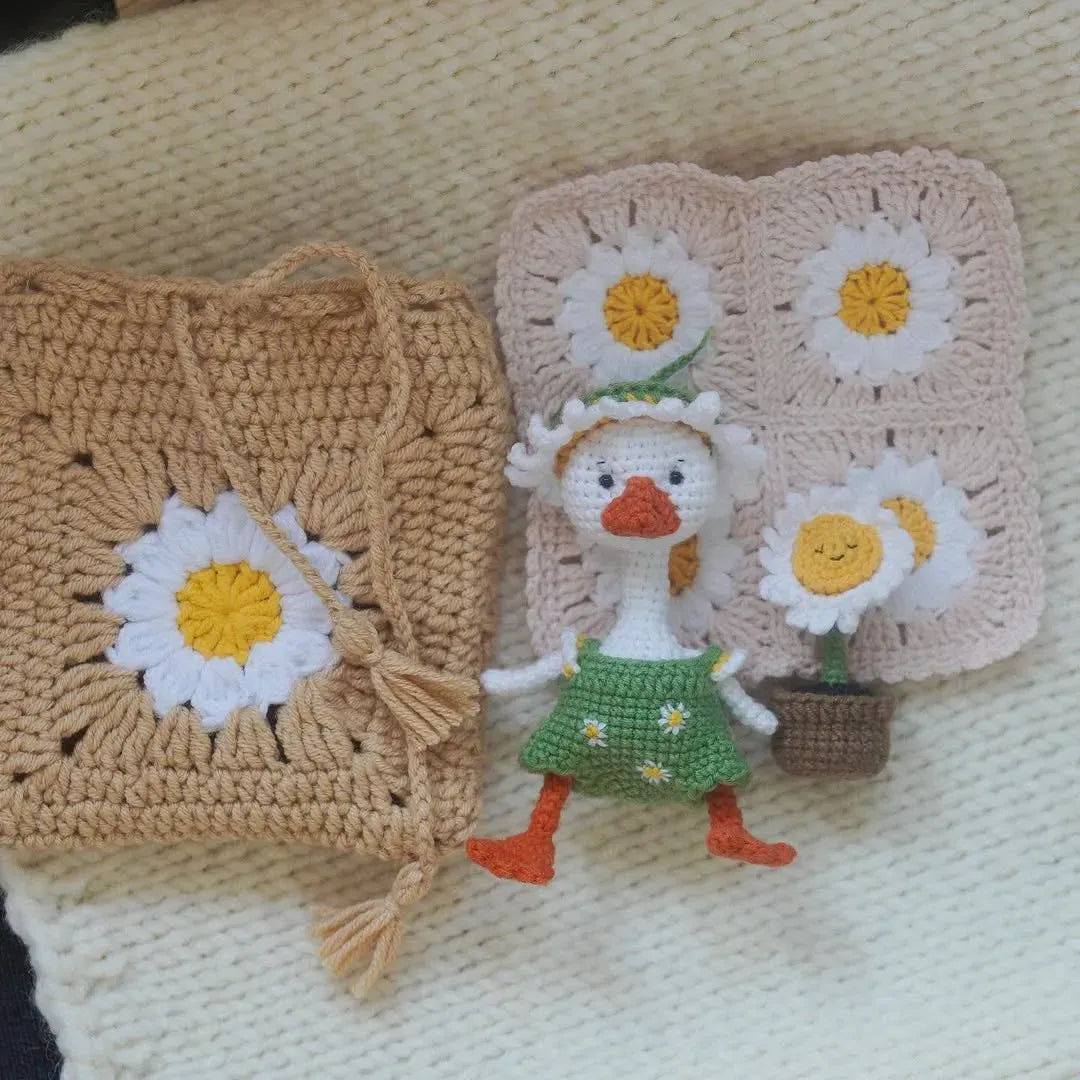 Handmade Crochet Goose