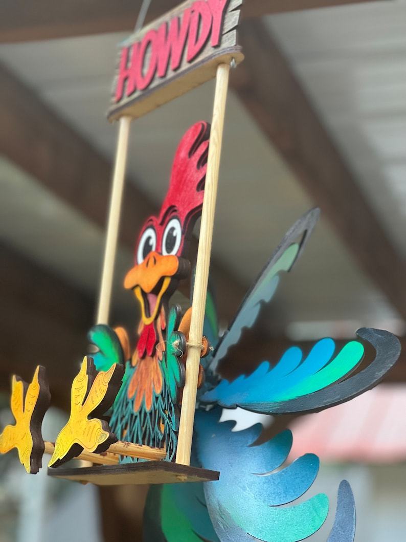 2025 SPRING HOT SALEš„ANIMAL WINDSPINNER DECORATIONš„