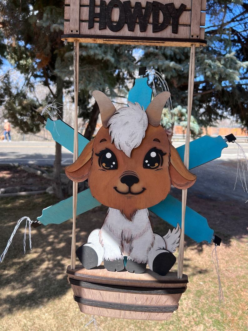 2025 SPRING HOT SALEš„ANIMAL WINDSPINNER DECORATIONš„