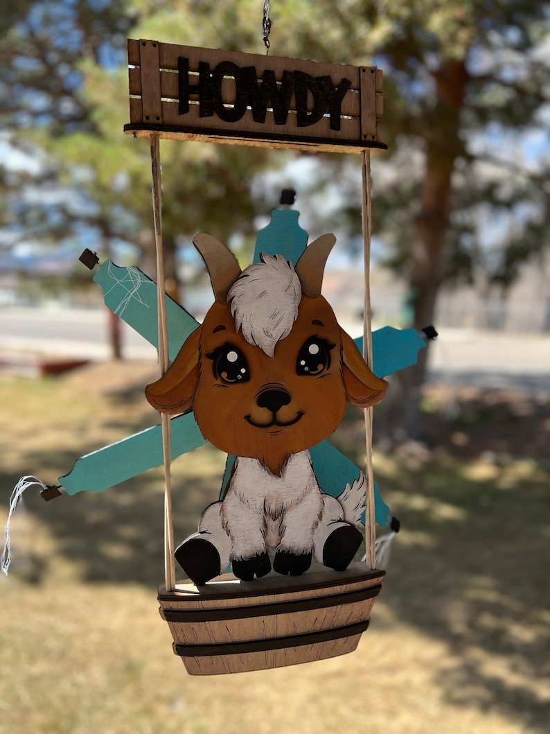 2025 SPRING HOT SALEš„ANIMAL WINDSPINNER DECORATIONš„