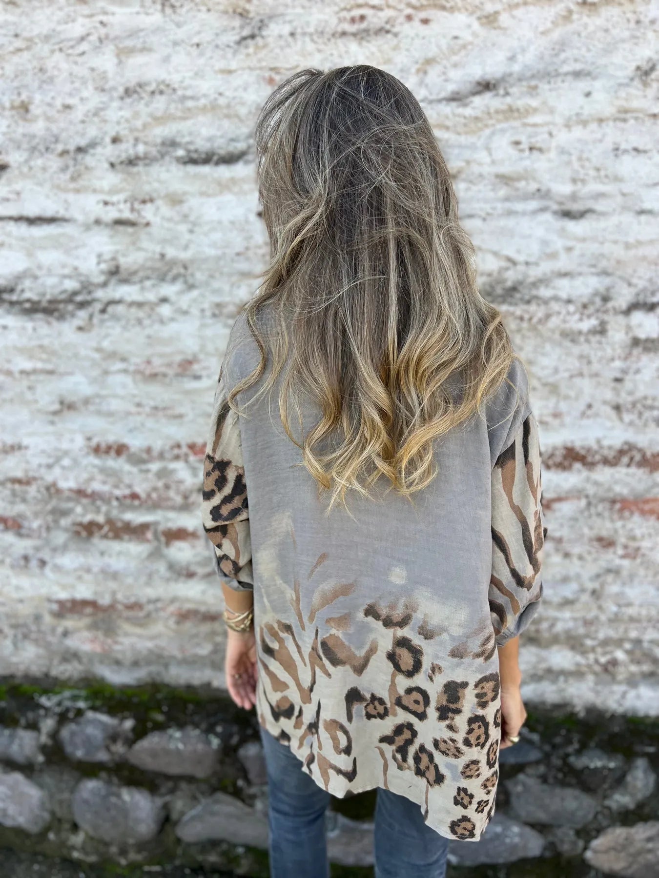Leopard-printed Shirt