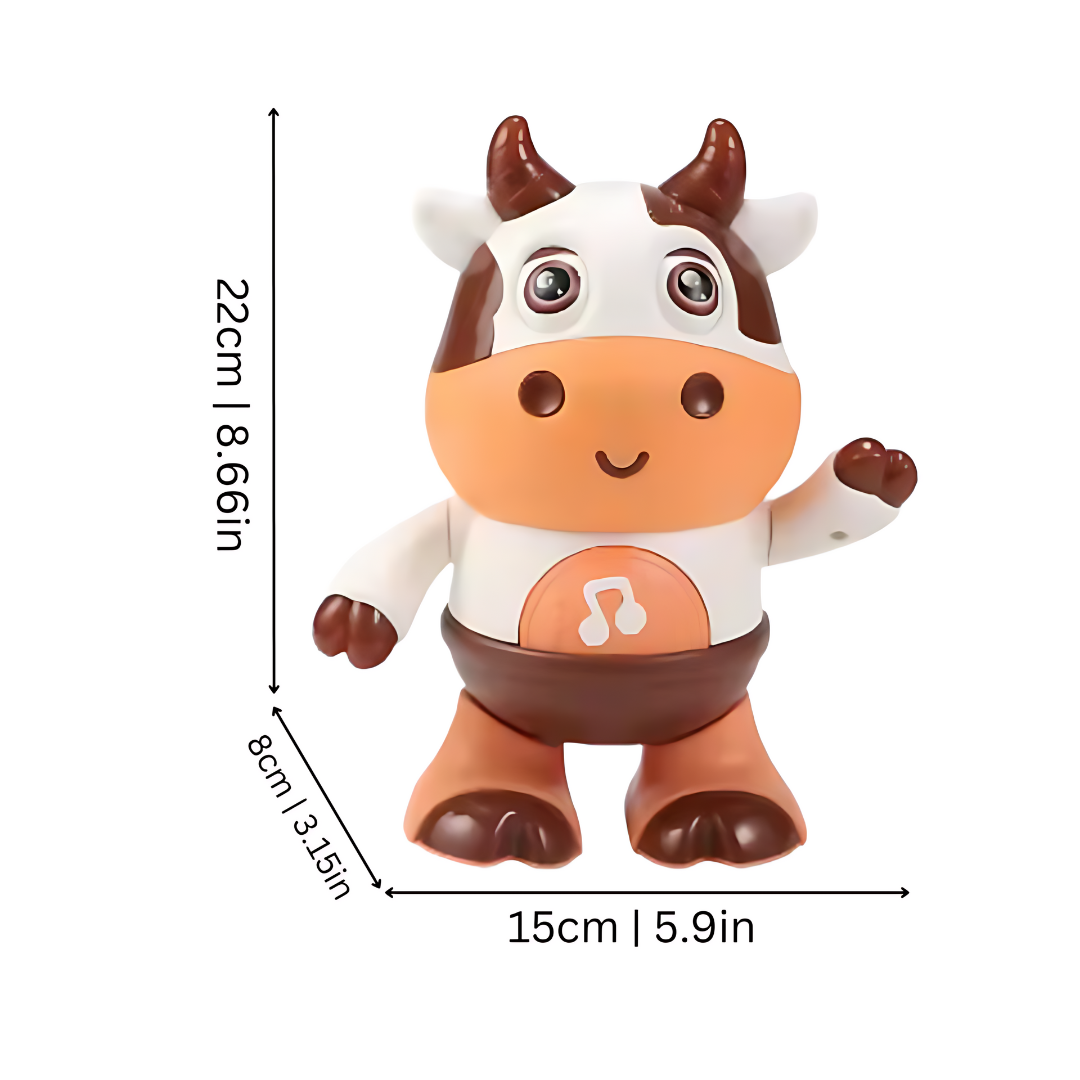 BoogieCow Light-Up Dancing Cow for Active Fun