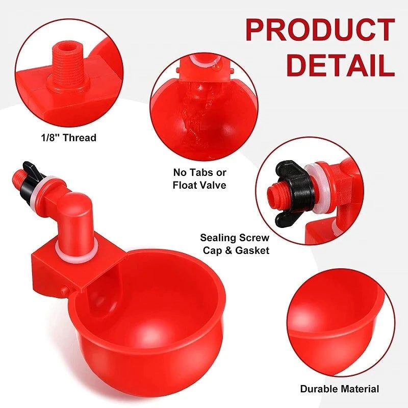 💥Last Day 50% Off--🔥Automatic Chicken Water Cup Bird Coop