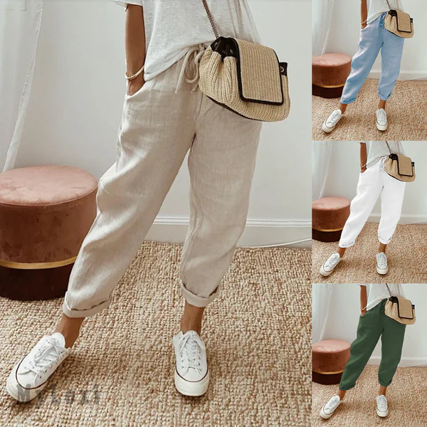 🎉2025 New Products Hot Sale✨Casual cotton and linen pants for women
