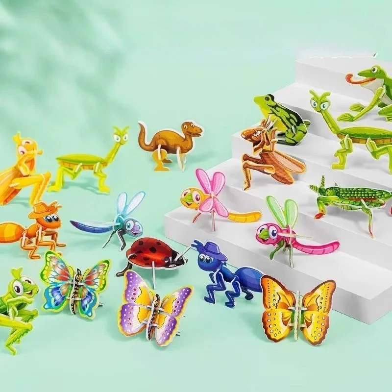 DinoSnap 3D Dinosaur Puzzle Set for Hands-On Learning