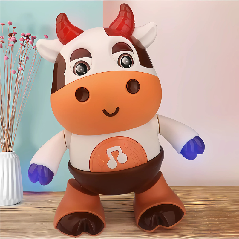 BoogieCow Light-Up Dancing Cow for Active Fun