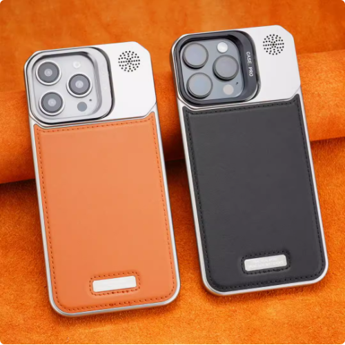 Elegancia Ultra-Thin Leather Frameless Phone Case - with Stand & Magnetic Function
