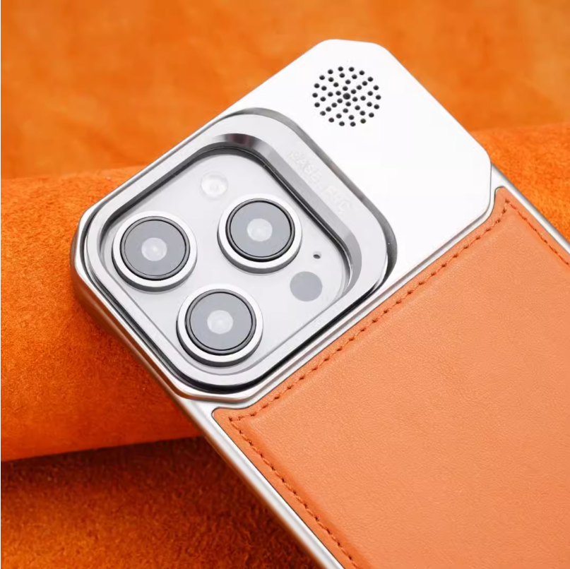 Elegancia Ultra-Thin Leather Frameless Phone Case - with Stand & Magnetic Function