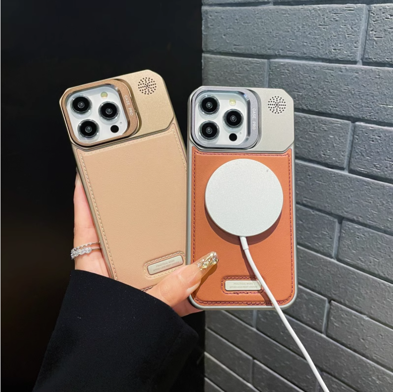 Elegancia Ultra-Thin Leather Frameless Phone Case - with Stand & Magnetic Function