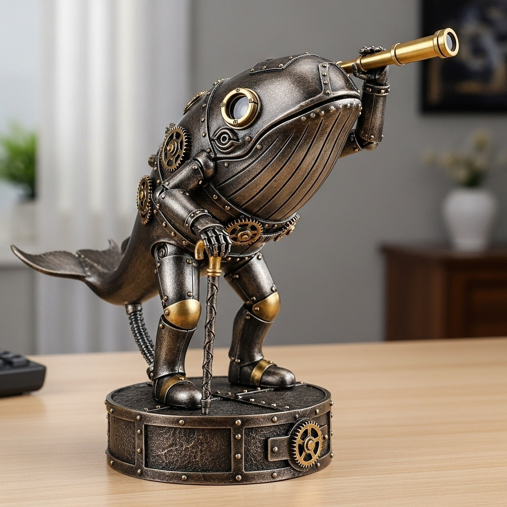 Steampunk Explorer Animal Statues
