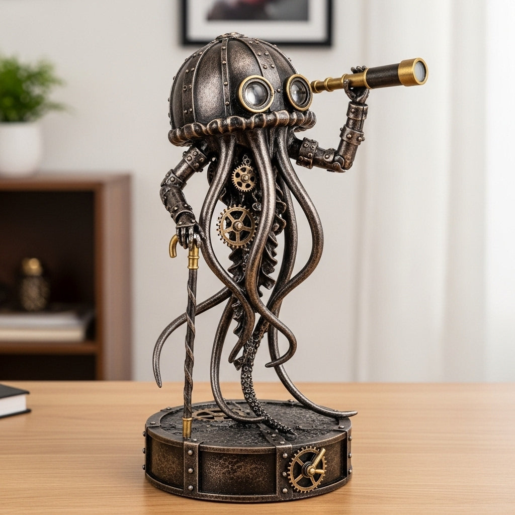 Steampunk Explorer Animal Statues