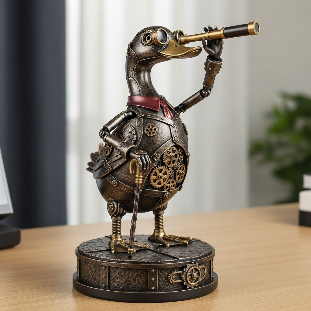 Steampunk Explorer Animal Statues