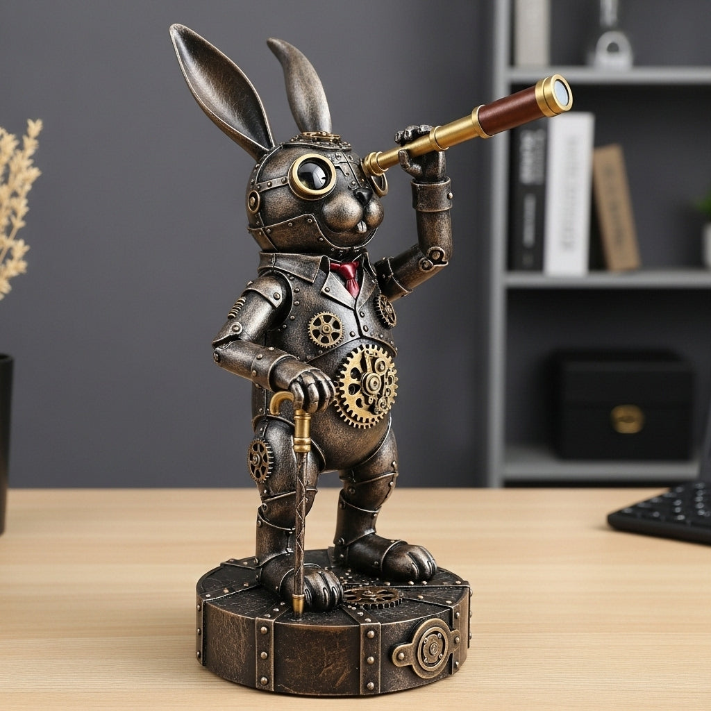 Steampunk Explorer Animal Statues
