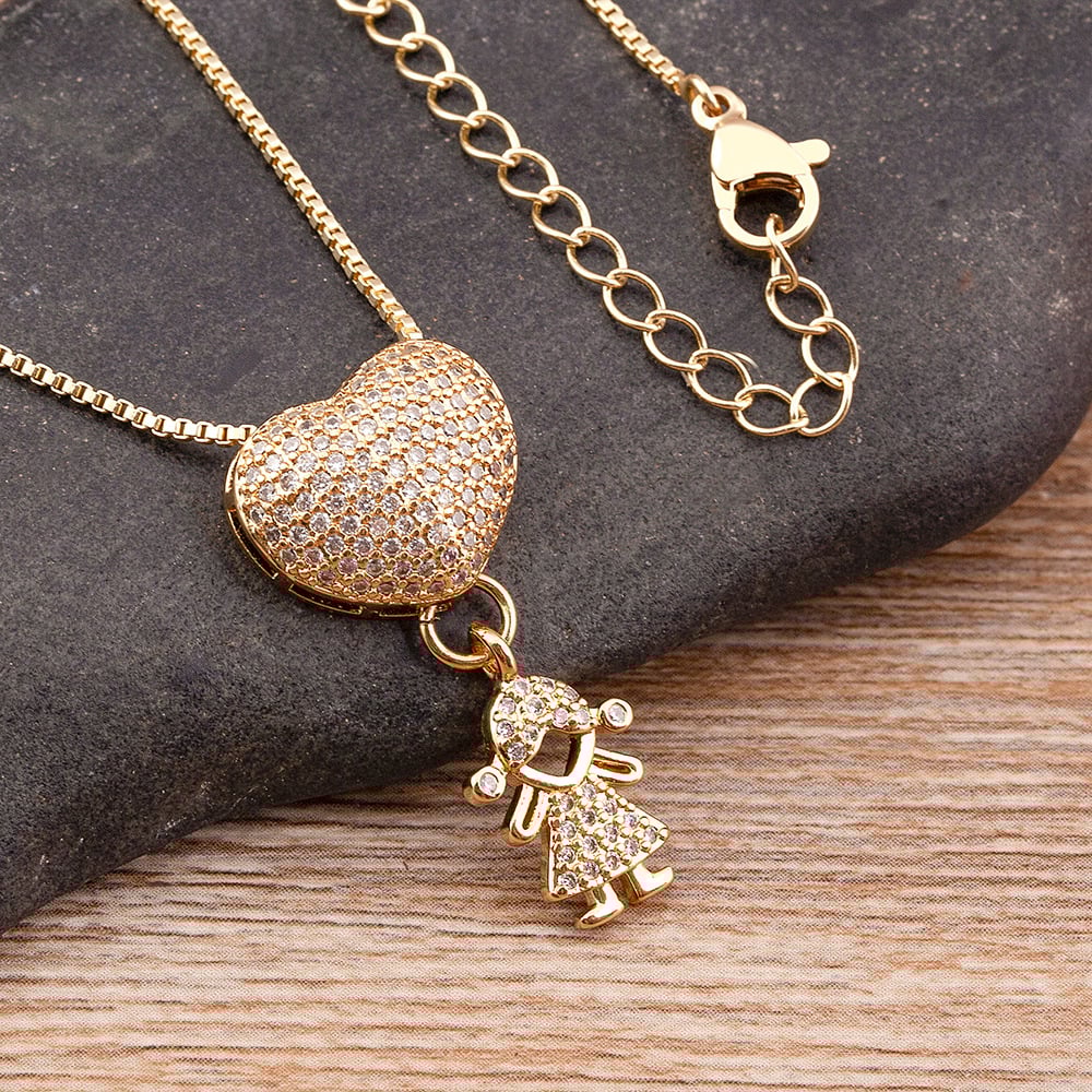 🔥 Last Day 69% OFF -Mother's Love Necklace - Love and My Kids
