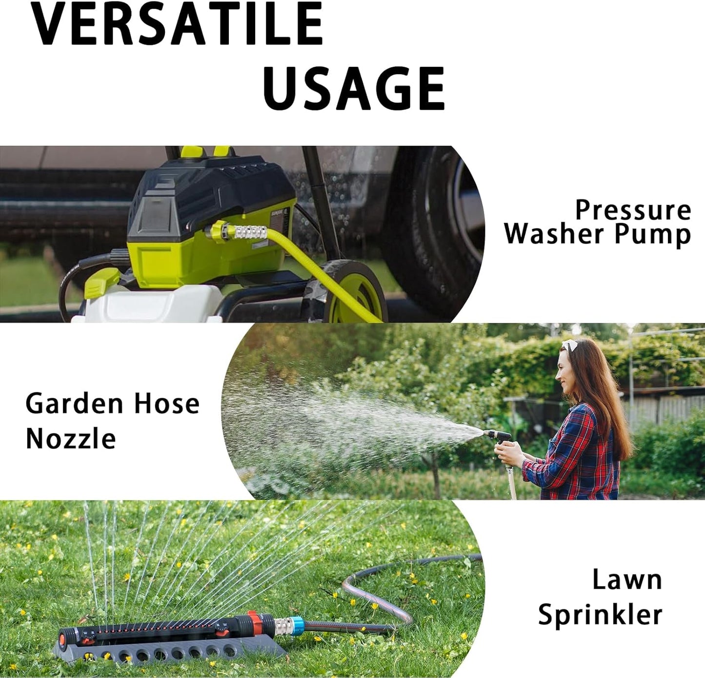 šStainless Steel Garden Hose Quick Connect Fittings Set
