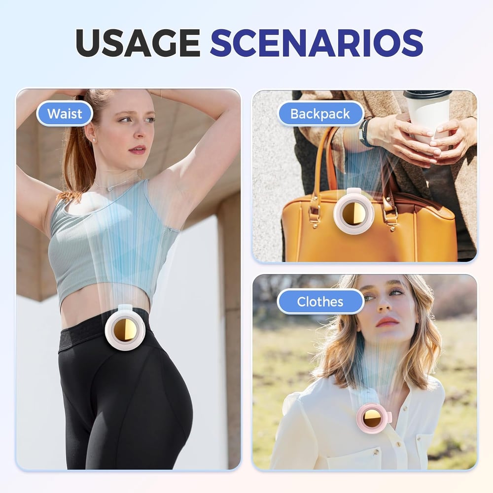Portable Silent Mini Bladeless Electric Fan