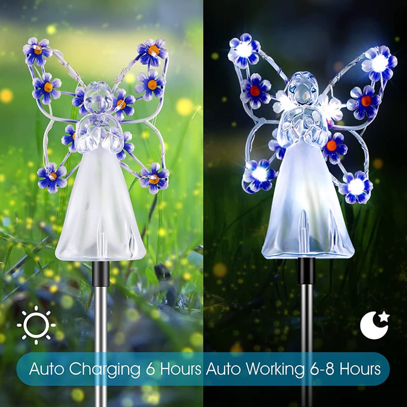 Last Day 75% OFF - 👼Waterproof Solar Angel lights