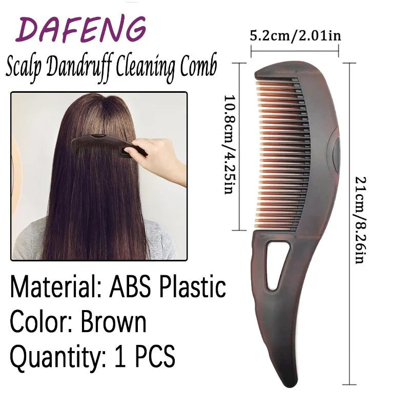 YOPOLL Scalp Exfoliating Comb – Dandruff Removal & No-Wash Massage Tool for Flaky, Oily Scalp Relief