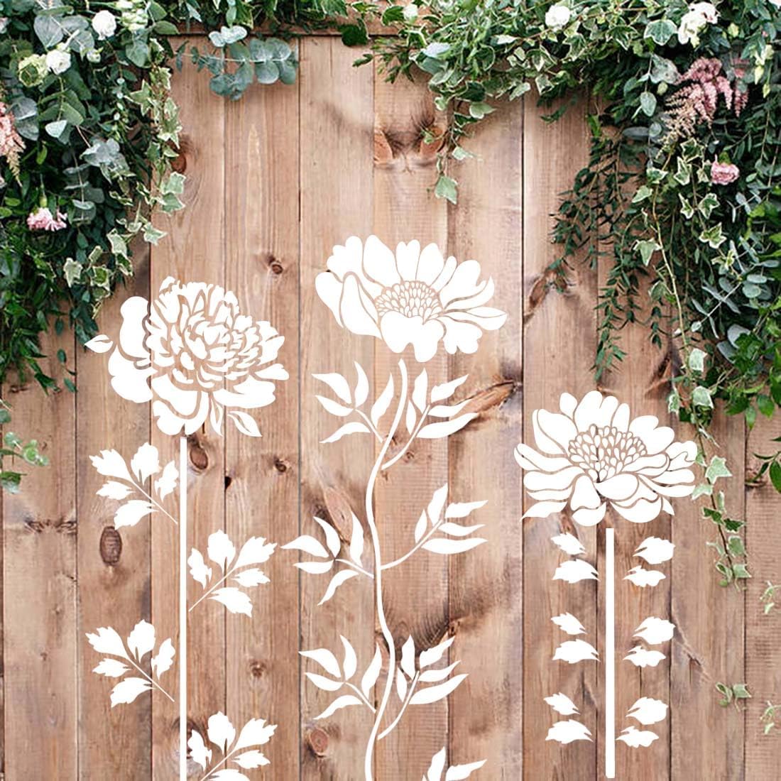 🎁49% OFF -🏡Garden Fence Large Flower Stencils🌻DIY Decoration