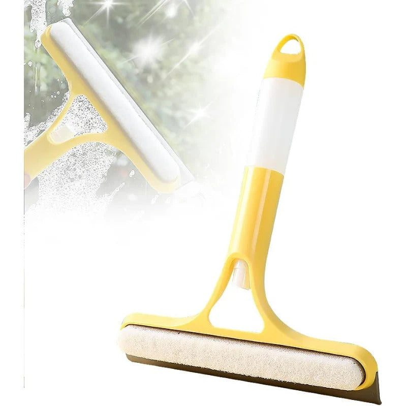 Spray-Scrub-Squeegee All-in-One Glass Cleaner