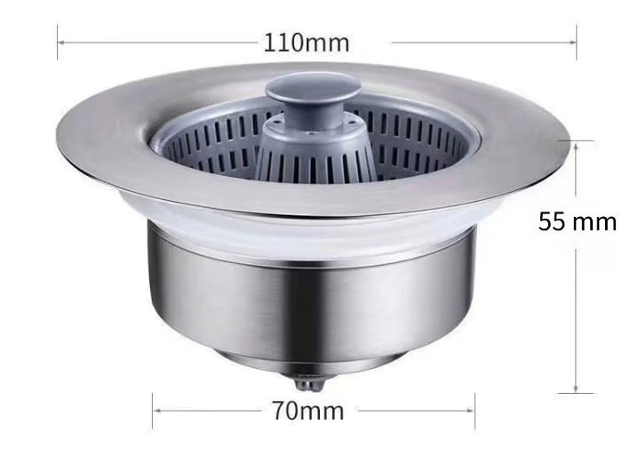🔥LAST DAY 49% OFF-Upgraded 3 in 1 Kitchen Sink Drain Strainer
