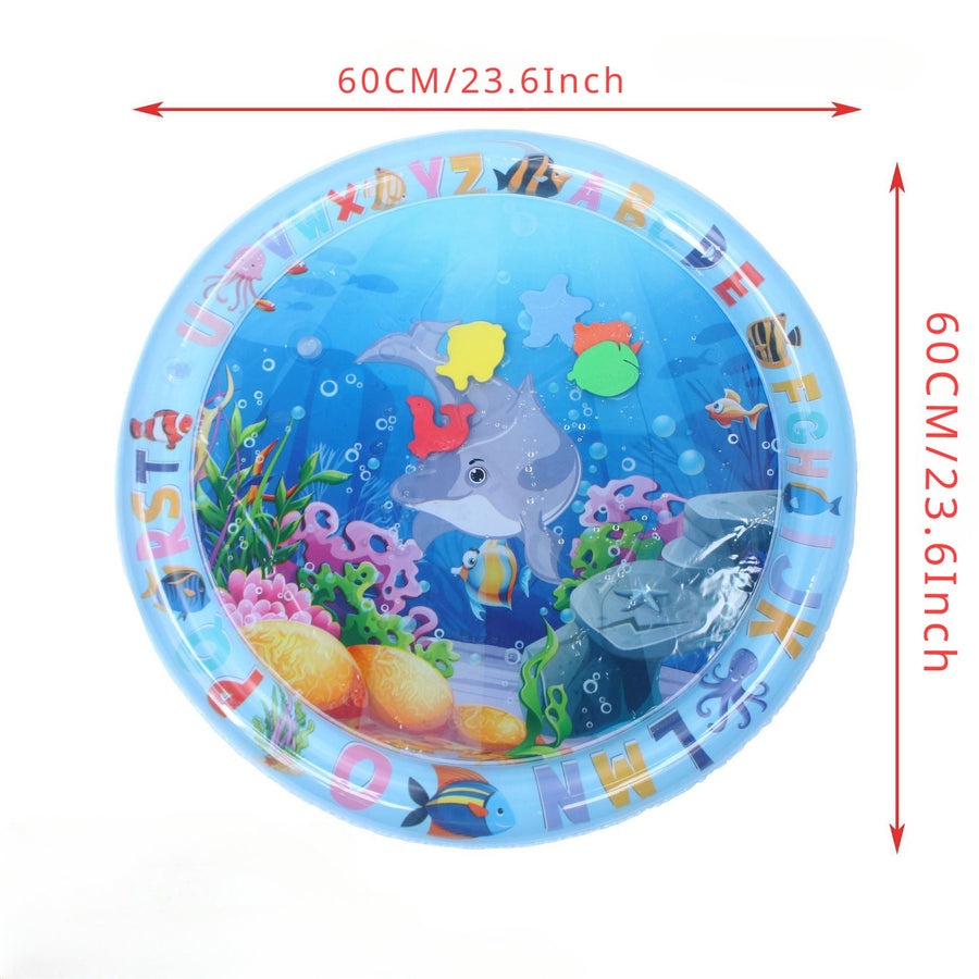 Inflatable Baby Tummy Time Water Mat