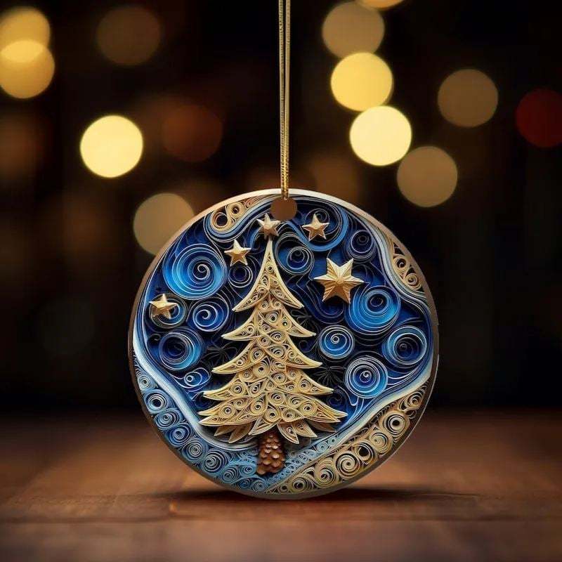 Flat Quilling Ornaments