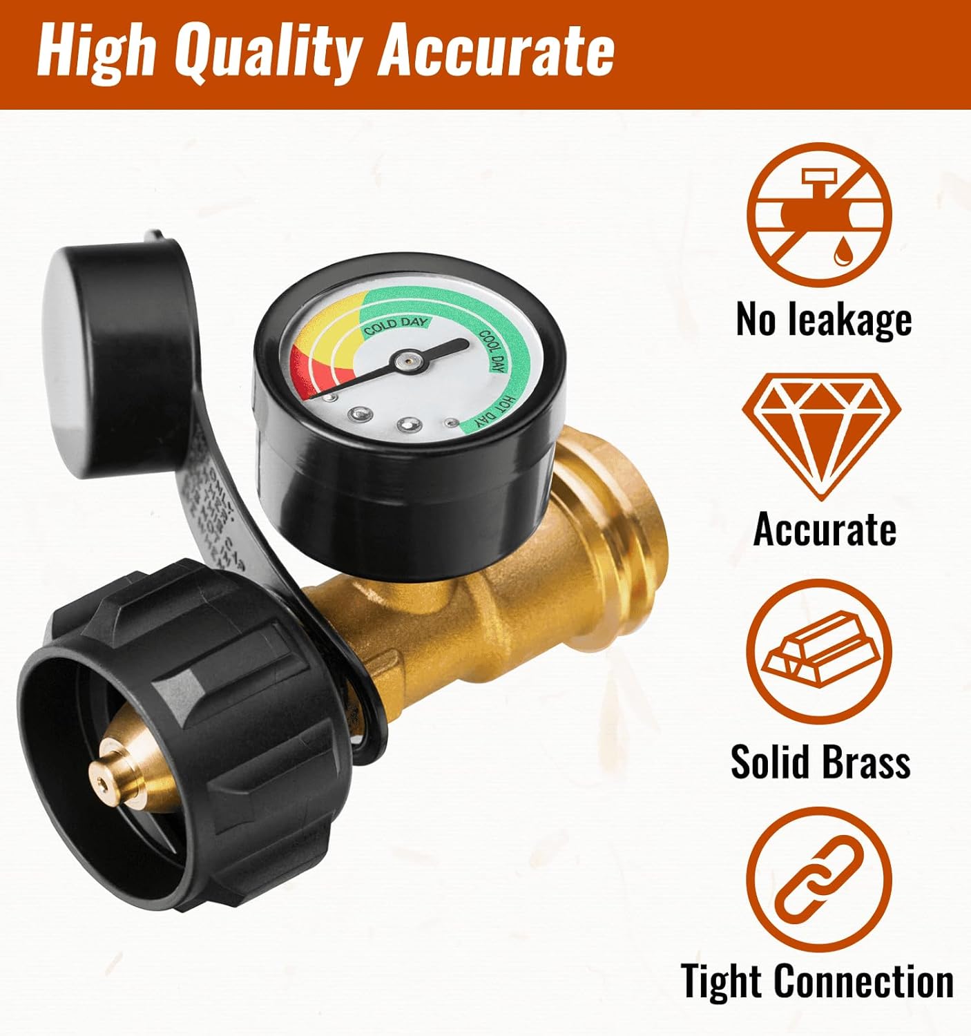 Color-Coded Propane Tank Gauge