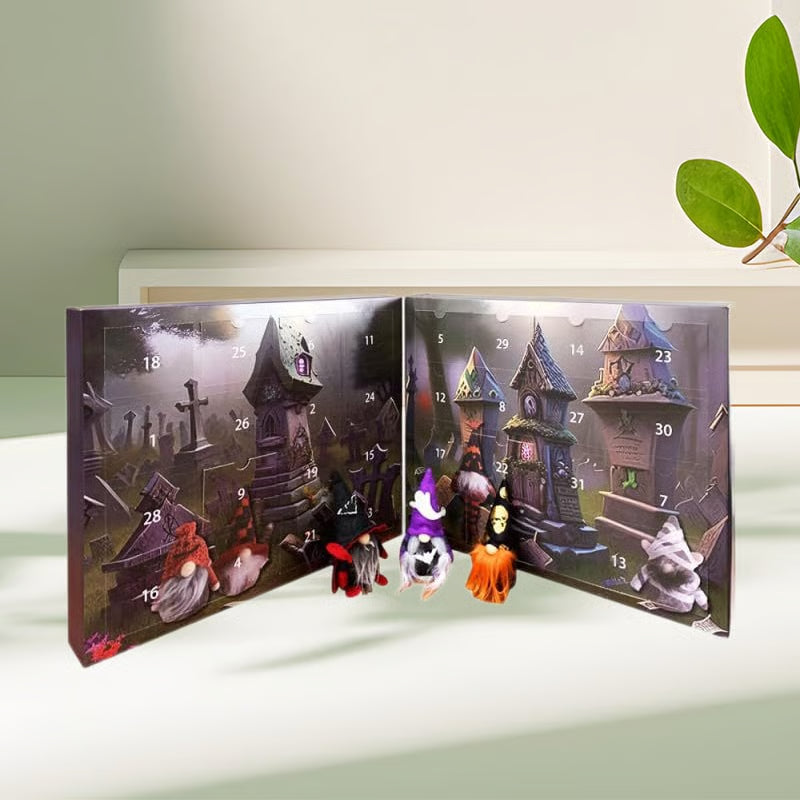 🎅 2025 Christmas( Halloween ) Gnome Countdown Calendar-🌟Christmas (New)