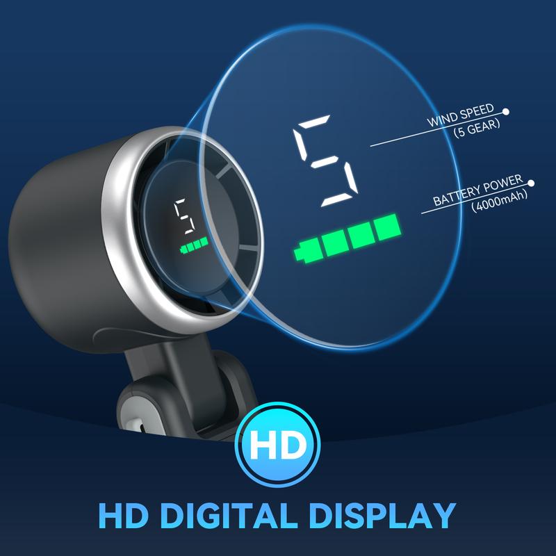 Stay Cool Anytime with the N607 Turbo Handheld Fan