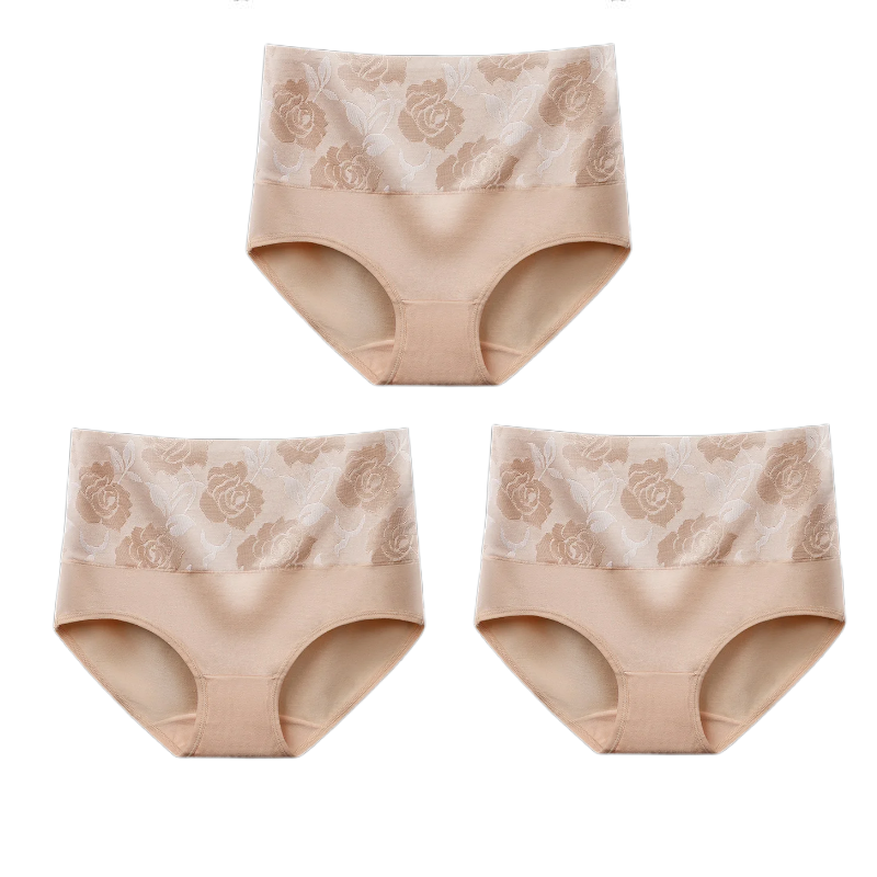 Cotton High Waist Abdominal Slimming Hygroscopic Antibacterial Underwear