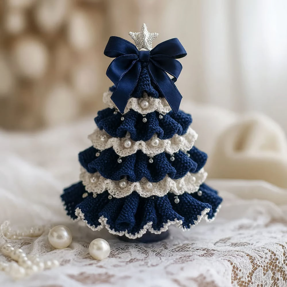 🤚🎁DIY Crochet Christmas Tree Kit – Handmade Holiday Decoration Set