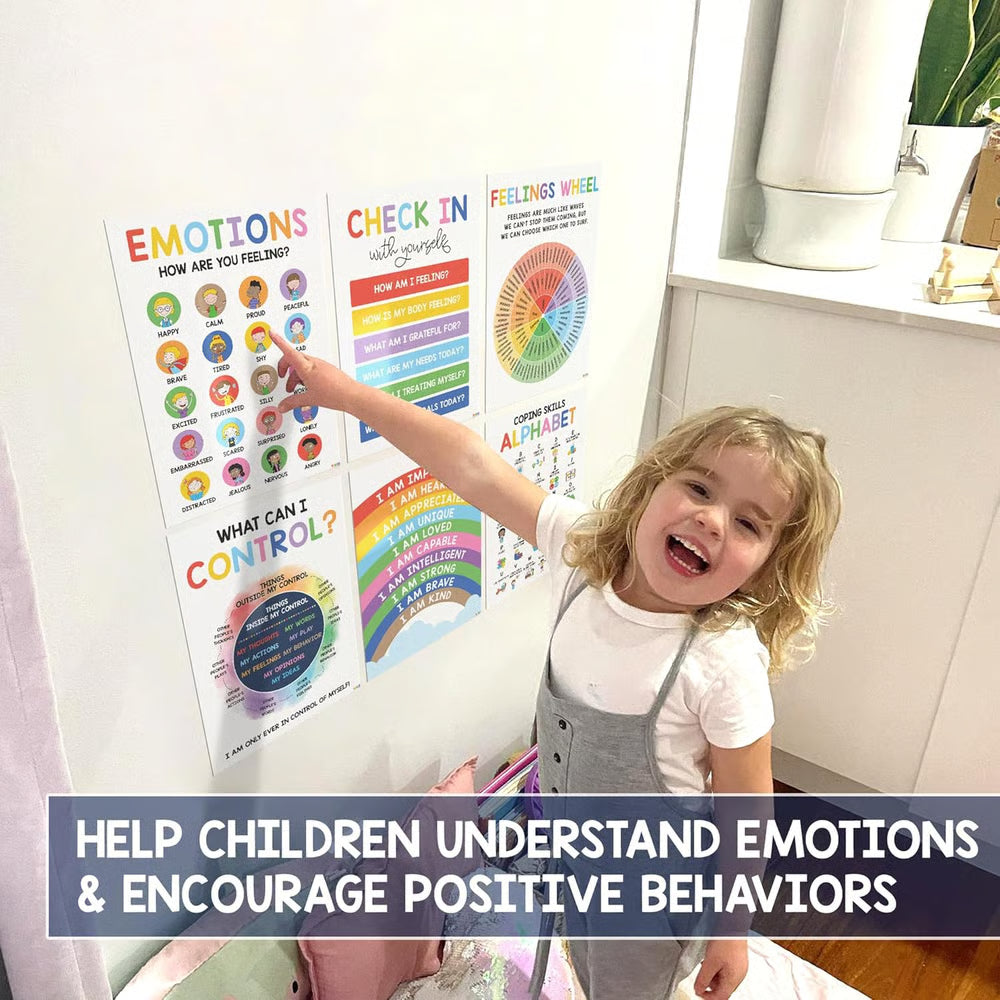 🔥❤️12 Pcs Calming Corner Posters