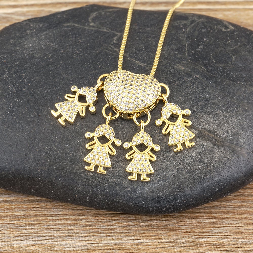 🔥 Last Day 69% OFF -Mother's Love Necklace - Love and My Kids