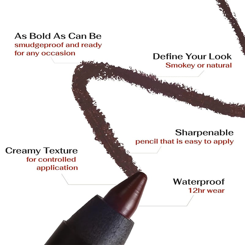 🎁Buy 1 Get 1 Free🔥 - 🌟24 HR Waterproof Eyeliner Duo Sharpenable Eye Pencil