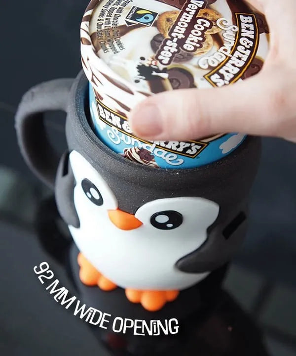 (🎁Last Day 49% OFF)🐮Ferdinand, the Highland Cow Ice Cream Pint Holder🍨🍦🍧