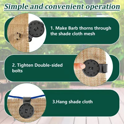 🔥Shade Cloth Heavy Duty Lock Grip