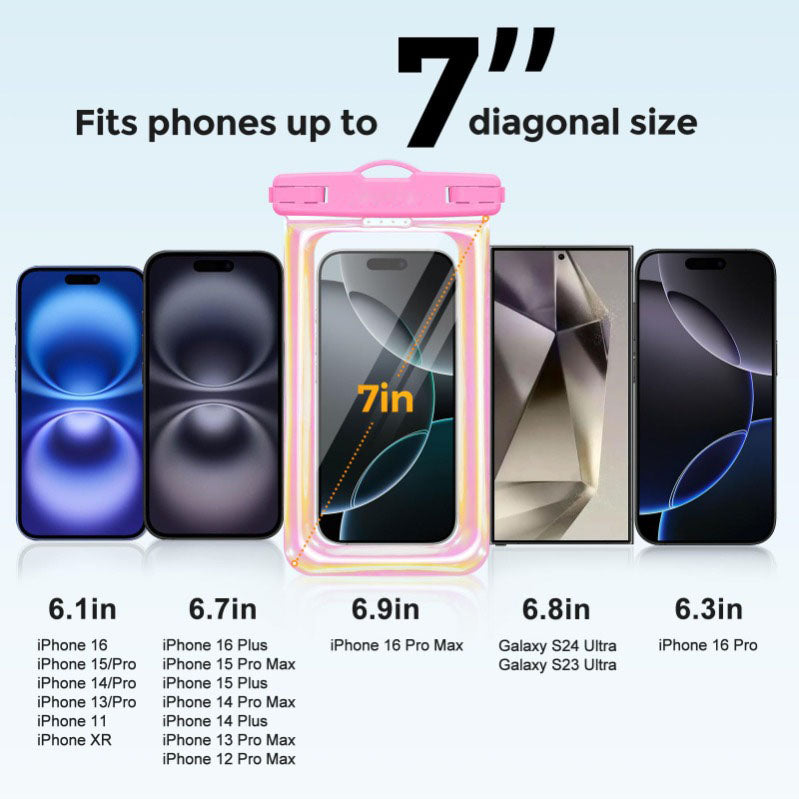 Buy 1 Get 1 Free IPX8 Floating Waterproof Phone Pouches