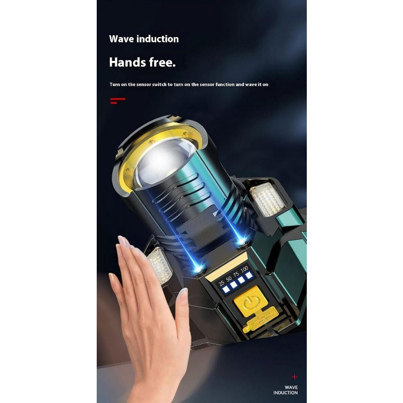Eptchn Rechargeable Sensor-Control Headlamp