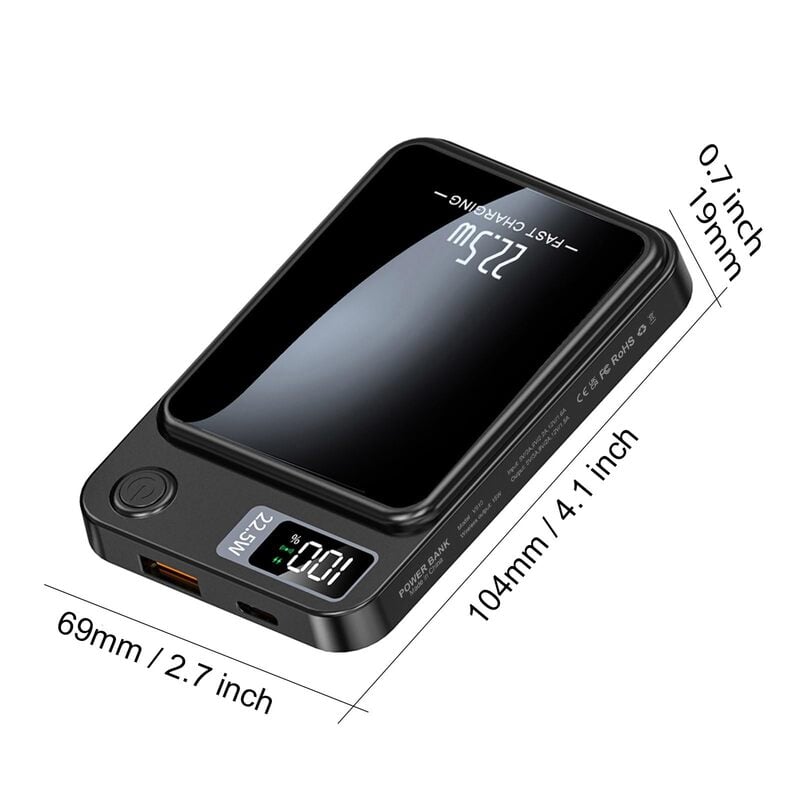 🎁Last Day Promotion 48% OFF🔥Portable Magnetic Wireless Power Bank